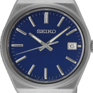 SUR555P1 Seiko herenhorloge staal blauw