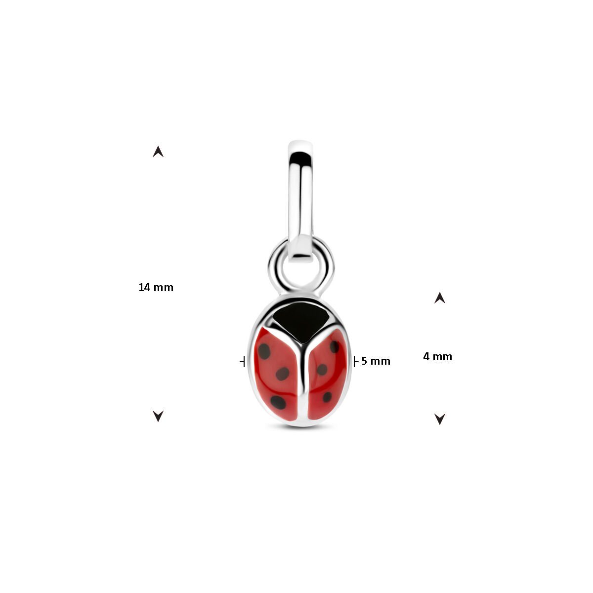 10.21811 KA zilver hanger lieverheersbeestje - Afbeelding 3