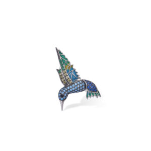 19240-F Lineargent  broche Kolibri