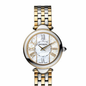 B80723384 Balmain dameshorloge bi-color parelmoer