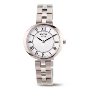 3346-01 Boccia dames horloge titanium