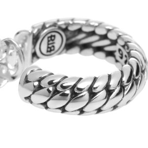 405 one- Buddha to Buddha zilver Chain Gradient oorbellen