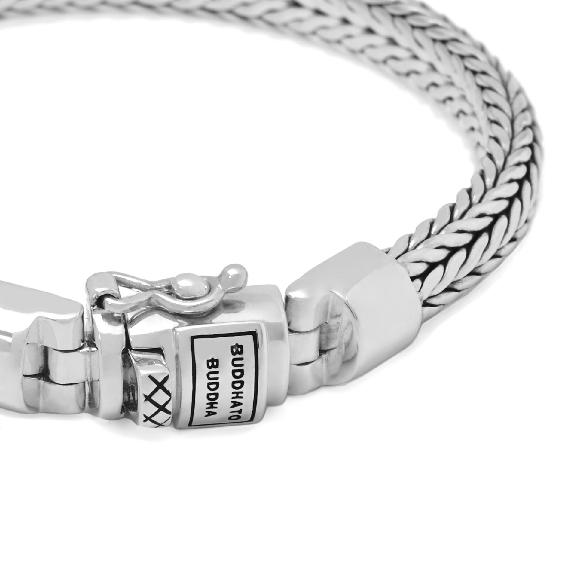 J150 D - Buddha to Buddha armband Ellen XS zilver - Afbeelding 3