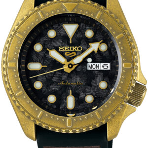 SRPE80K1 Seiko 5 serie automaat double rubber band