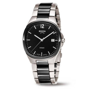 3668-01 Boccia titanium horloge keramiek