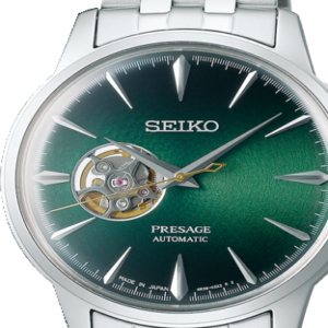 SSA441J1 Seiko herenhorloge Presage staal groen
