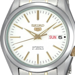 SNKL47K1 Seiko 5 herenhorloge bicolor staal automaat