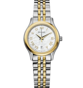 B83423982 Balmain dameshorloge bi-color staal parelmoer