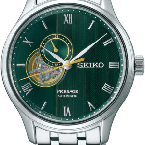 SSA463J1 Seiko heren horloge presage staal groen