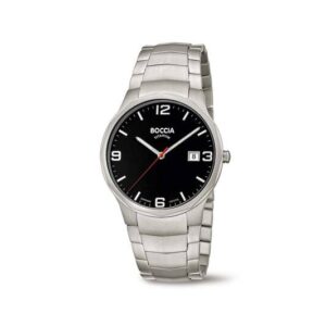 3656-02 Boccia herenhorloge titanium