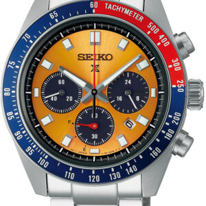 SSC947P1 Seiko Prospex Speedtimer Solar Oranje staal band