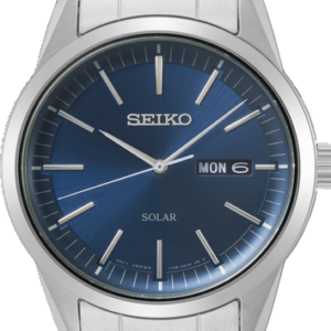 SNE525P1 Seiko herenhorloge solar staal blauw