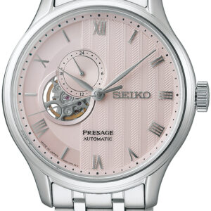 SSA465J1 Seiko heren horloge presage staal pink