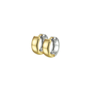 42.07183 KA gouden bi-color oorringen 15x5mm