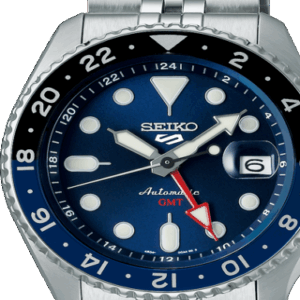 SSK003K1 Seiko herenhorloge 5-serie automatic staal GMT