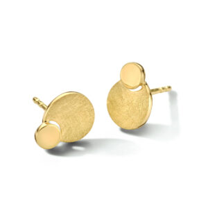 40.24243 KA gouden mat/glans oorknoppen
