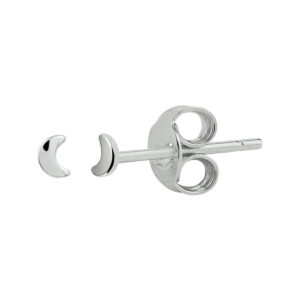 13.28394 KA zilver oorknoppen maan