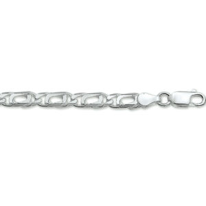 10.14134 KA Zilveren herencollier valkenoog 50 cm