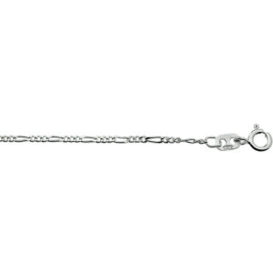 10.18767 KA zilver collier figaro 45cm 1,6mm
