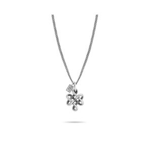 665 one - Buddha to Buddha hanger endless knot XS zilver