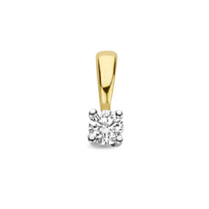 42.08893 KA gouden solitair hanger 0,10ct H-SI