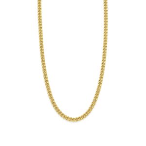 34069SY/45 Tisento zilver verguld gourmet collier