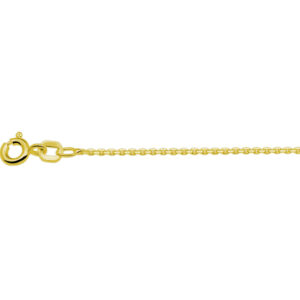 21.03382  KA collier goud op zilver anker 45cm 1,1mm
