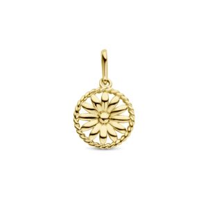 40.28985 KA hanger goud 14 kt geboortebloem September aster