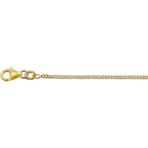40.04598 KA geelgoud collier gourmette 45 cm 1.6mm