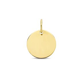 40.24810 KA gouden graveerhanger rond 10mm
