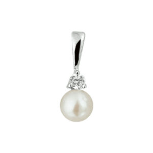 13.02154 KA hanger parel zirkonina zilver