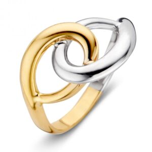 RC406278 Excellent Bi-color goud fantasiering maat 56