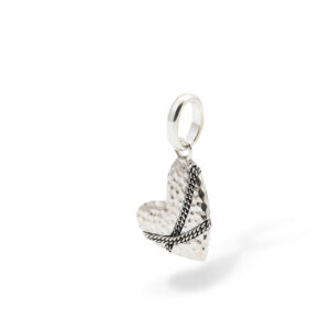 915 one -  Buddha to Buddha Heart pendant zilver