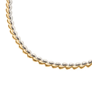 08072-02 Boccia collier bicolor titanium