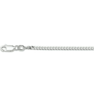 10.02024 KA  zilveren collier gourmette 60 cm 2.4mm