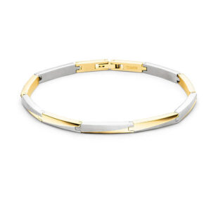 03059-02 Boccia armband titanium bicolor mat/glanzend