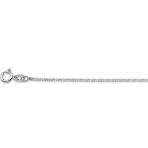 10.02013 KA zilver collier gourmet 50cm 1,2mm