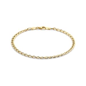 40.28407 KA Geelgouden armband valkenoog 18cm 3,3mm