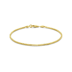 40.23290 KA geelgouden armband venetiaans rond 1,7mm 18cm