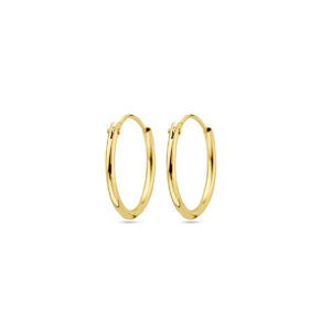 40.01310 KA gouden oorringen 15x1.3 mm
