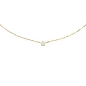 40.17715 KA gouden collier met zirkonia 40-44 cm