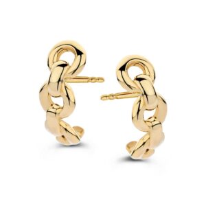 OC107586 Excellent gouden oorstekers