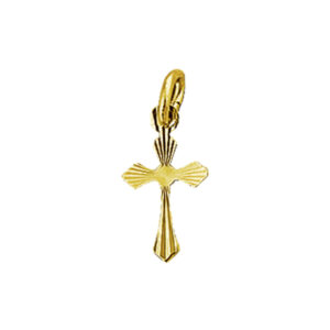 40.07717 KA geelgouden hanger kruis 12mm