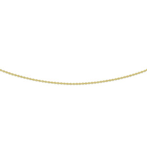 40.16355 KA Geelgoud collier anker 42 cm 0.8mm