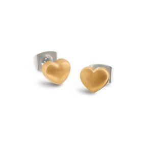 05056-02 Boccia titanium vergulde hart oorknoppen