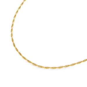 08088-02 Boccia titanium verguld collier 45 cm