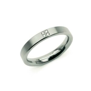 0120-01  Boccia ring diamant 0.02ct  maat 52