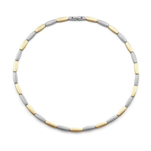 08082-02 Boccia collier titanium-verguld