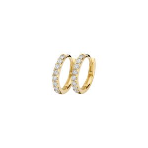 LG7029Y Blush Geelgouden oorringen LAB diamanten 2x0.12 TW/VS