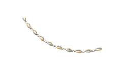 0876-02 Boccia bicolor collier titanium